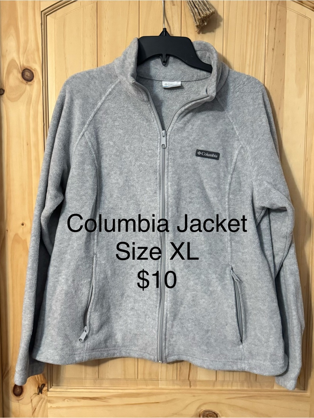 Columbia Gray Full-Zip Women's Puffer Jacket
